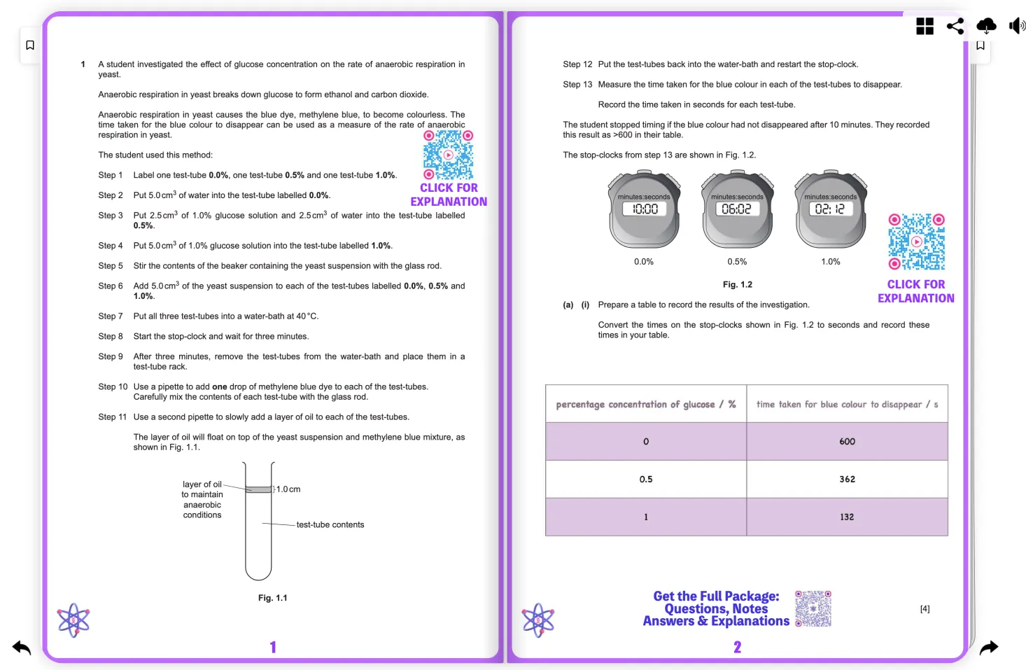 IGCSE Biology & Chemistry Solved Past Papers Package - Image 4