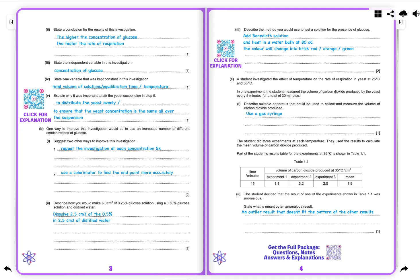 IGCSE Biology & Chemistry Solved Past Papers Package - Image 5