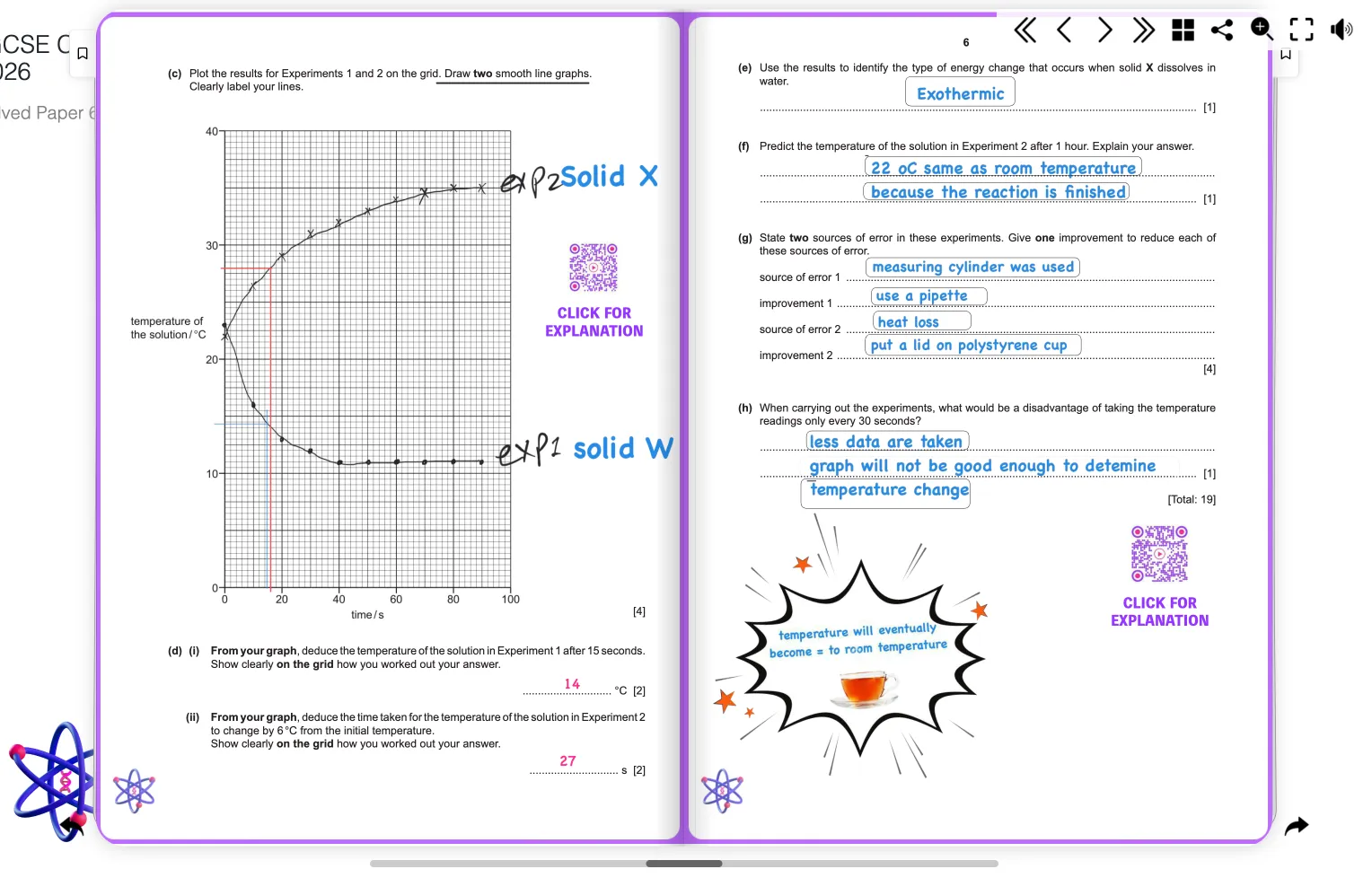 IGCSE Biology & Chemistry Solved Past Papers Package - Image 8