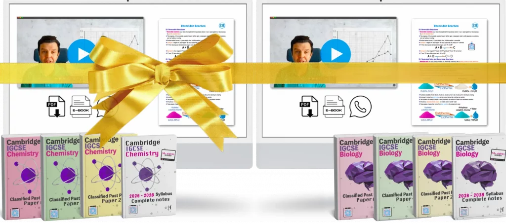 IGCSE Biology & Chemistry Complete Course Package (2026–2028) | Live Lessons, Notes, Past Papers & Exam Preparation