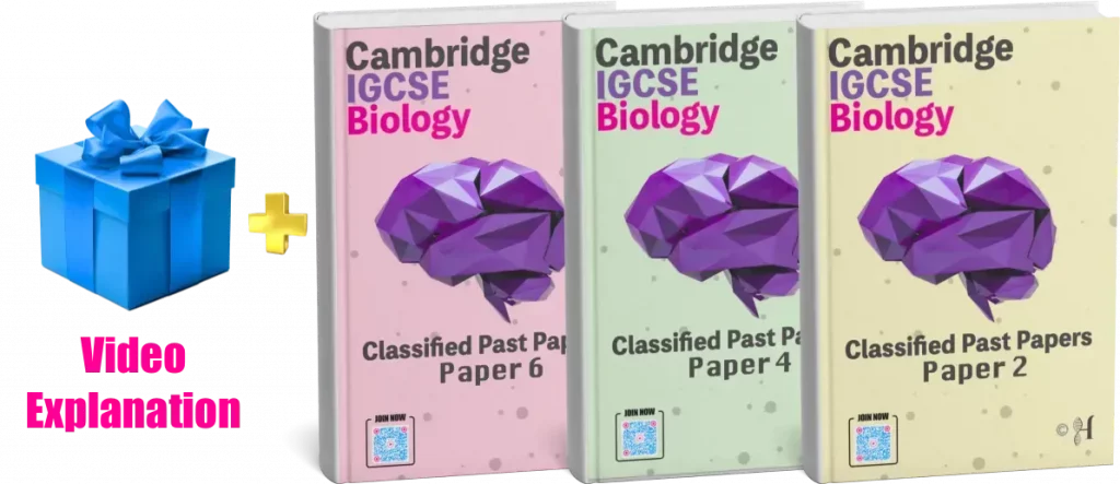 Cambridge IGCSE Biology Solved Past Papers + Video Explanations