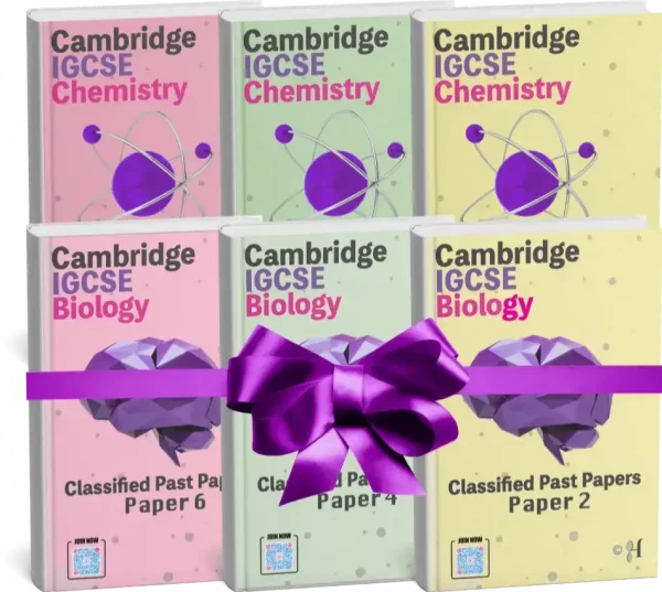 Cambridge IGCSE Biology & Chemistry Solved Past Papers Bundle + Video Explanations