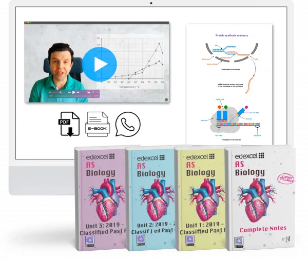 IAL AS Biology 34 Live Classes course (Units 1, 2 & 3)