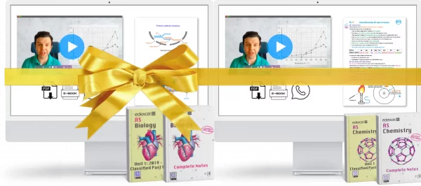 IAL AS Biology & Chemistry Revision Package (save 25%)