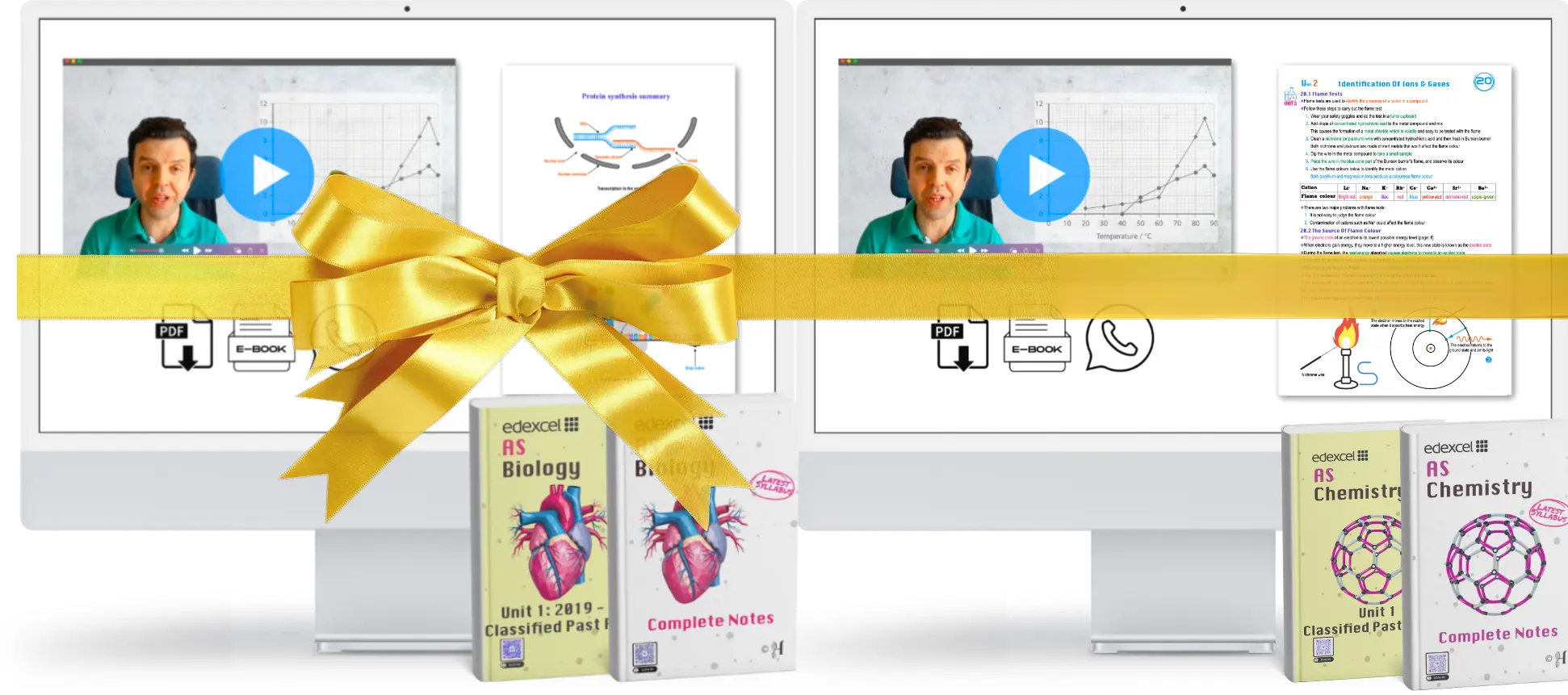 IAL AS Biology & Chemistry Revision Package (save 25%)