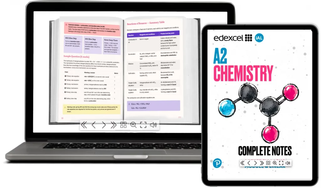 Edexcel IAL Chemistry eBook + Interactive Quizzes & Flashcards — Complete A2