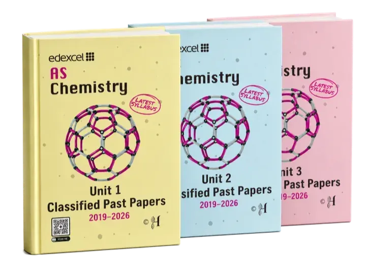 Edexcel IAL AS Chemistry Units 1–3 classified past papers 2019–2026
