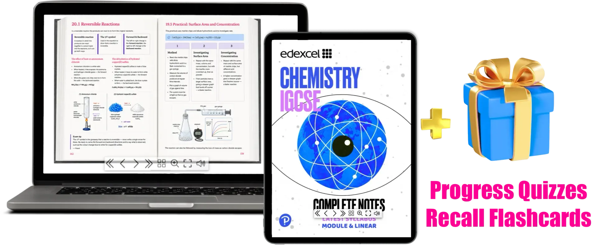 Edexcel International GCSE (IGCSE) Chemistry Complete Notes eBook cover for 4CH1