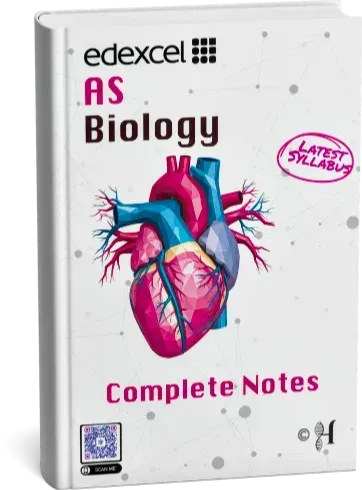 Edexcel IAL AS Biology Units 1-3 notes cover