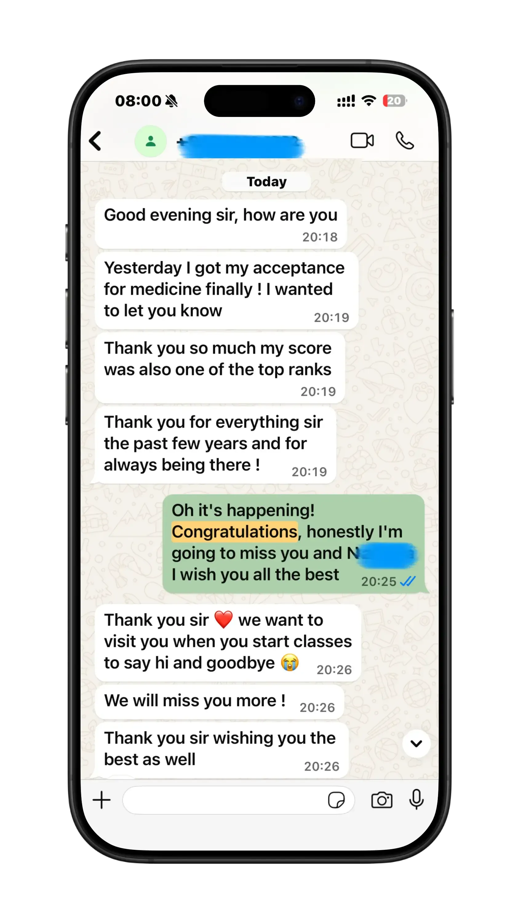 Verified IGCSE live class message 2 to Mr. Hosni