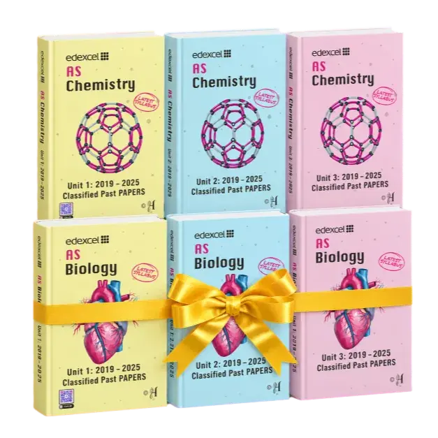 Edexcel IAL AS Biology and Chemistry solved past papers, units 1 to 3