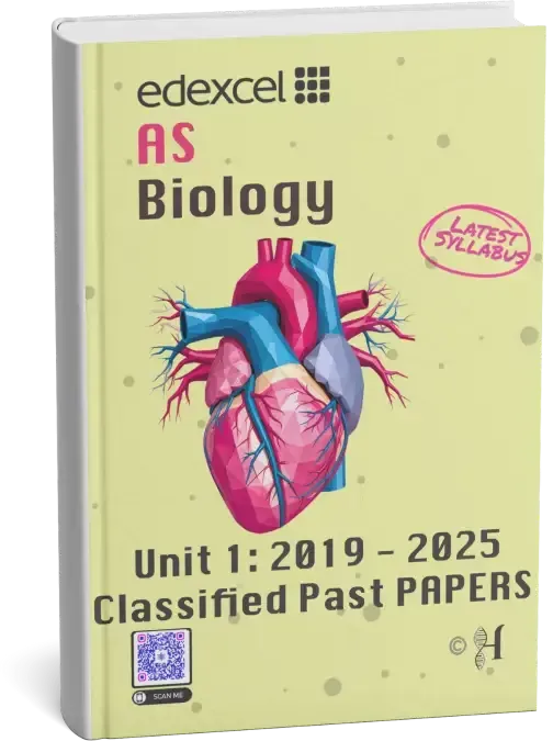 Edexcel IAL Biology Unit 1 solved past papers book cover
